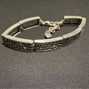 Brighton | Deco Lace Silver Link Bracelet